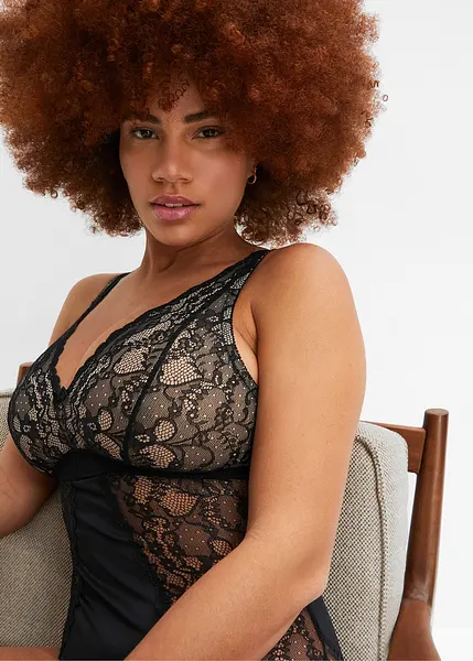 Body BPC Fermé Sans Jarretelles Noir - Taille 120C (FR) / 105C (EU) / 46C (UK), Neuf Avec étiquettes