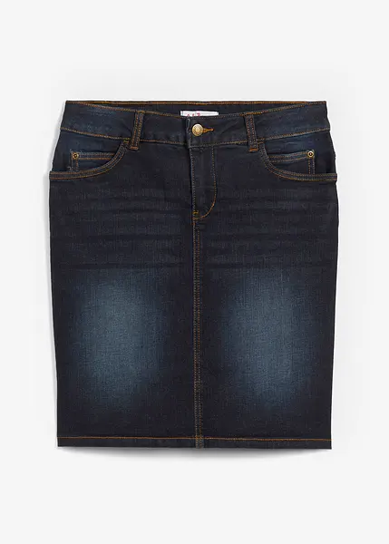 Jupe En Jean Bleu Foncé V By Very - Taille 10 - Mini Jupe Courte - Occasion Très Bon état