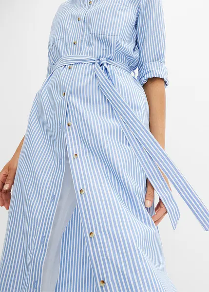 Robe emise rayée | Bleu | Tommy Hilfiger