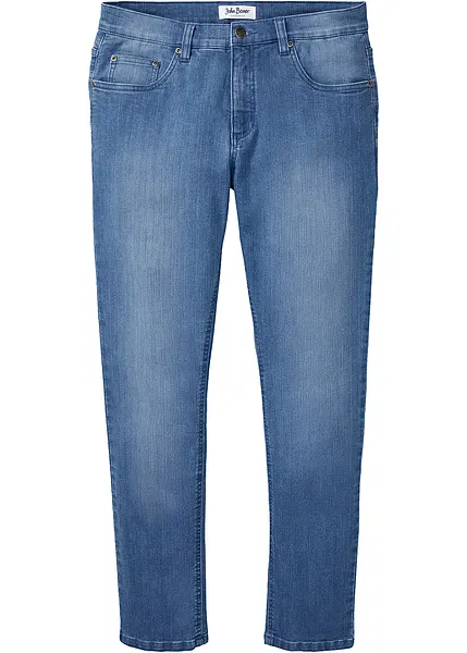 Jean Skinny Homme Délavé Extensible - Denim Patiné Bleu Foncé