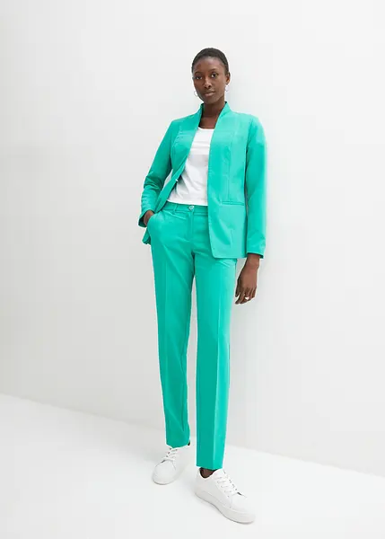 Tailleur Femme 2 Pièces élégant - Veste Et Pantalon Pour Cérémonie, Bureau, Tenue Formelle