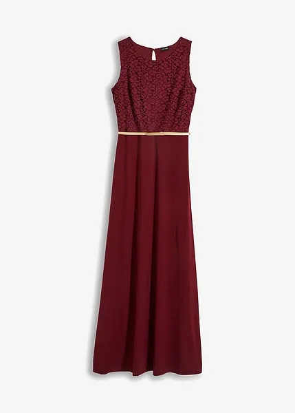 Bon prix robe longue rouge best sale