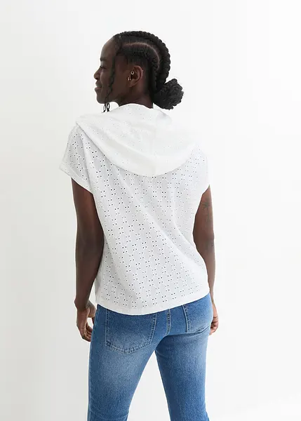 Le T-shirt Manches Longues Tricot Pointelle | Contemporaine | Magasinez