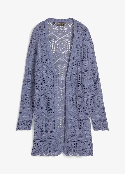 Cardigan Long Dia Dia Design Femme – Bleu éclatant – Taille S – Très Bon état