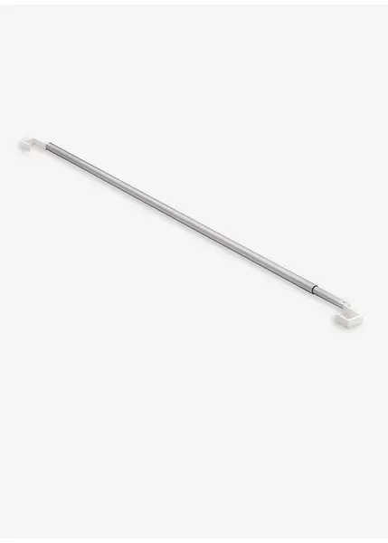 Tringle à Rideau Blanche Extensible 80-157cm - Métal 5/8" Pour Rideaux Lourds Et Légers