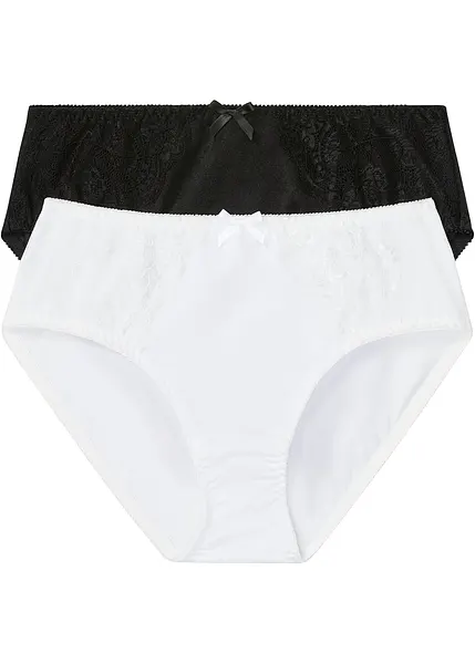 Slip Bon Prix Culotte Culottes Maxi élégantes Blanc Noir