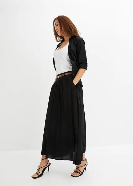 Robe longue noire et colorée de Marks and Spencer