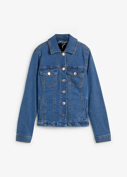 Veste look jean mode bleu denim