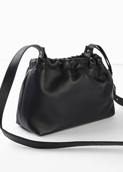 Sac a main moderne en cuir noir