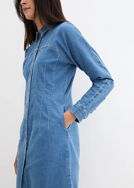 Bon prix robe jean best sale