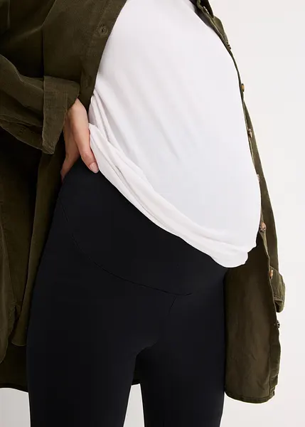 Legging chaud pour la grossesse noir