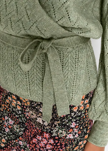 Pull Cache-cœur Vert Armand Ventilo - Taille XL - Occasion Très Bon état - Laine Ou Coton