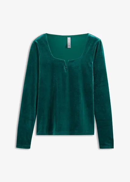 T-shirt Manches Longues Geox Vert Avec Ancre - Taille 12 Ans - 100% Coton - Petit Défaut Au Bras - Occasion