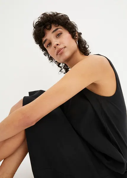 Robe Soirée Sans Bretelles Pour Ado - JUMP APPAREL - Taille 7/8 - Noir Et Blanc Brillant