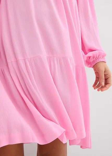 Robe Tunique Voile La Mode Est à Vous - Taille 42, Rouge Et Noir, Genou, Neuf Sans étiquette