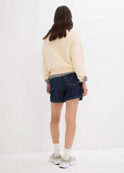 Next Short en jean - dark blue/bleu