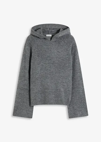 Sweat à capuche court sans manches MP Origin pour femmes – Gris chiné | Myprotein