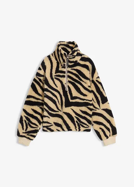 Pull oversize en sherpa