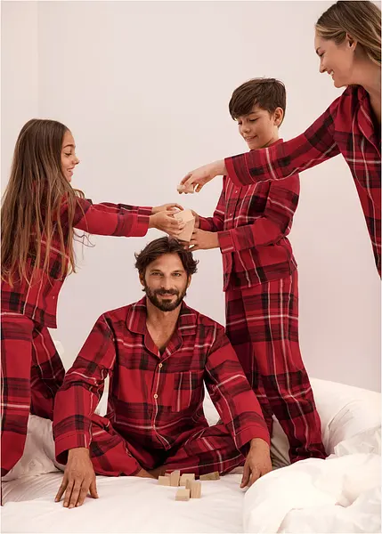 Robe Fille 2-3 Ans Dunnes Stores – Coton à Carreaux Rouges – Col Boutonné