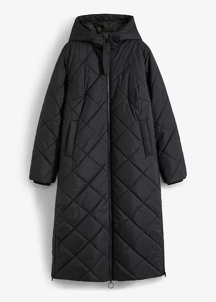 Manteau long matelassé pour femme
