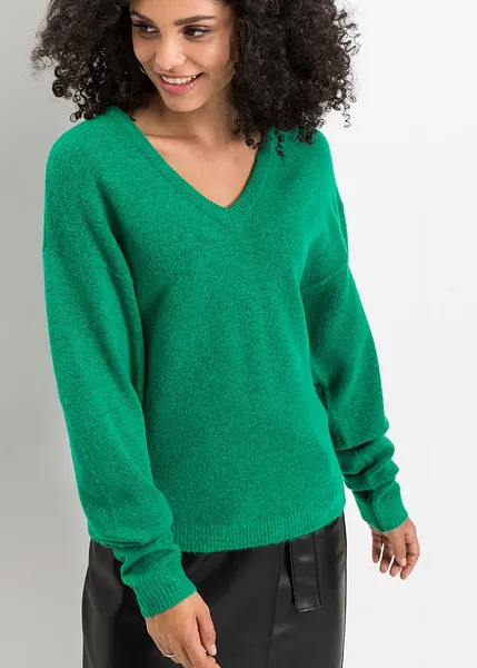 Pull-over oversize 'VMMaybe' VERO MODA en Vert Foncé | ABOUT YOU