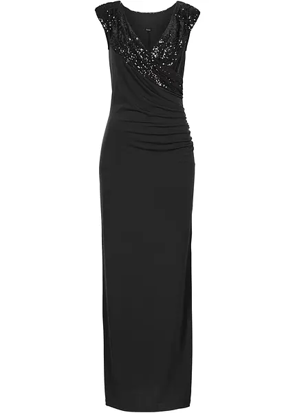 Robe De Soirée élégante Noire Un Deux Trois Taille 14 - Manches Longues - Neuf Avec étiquettes