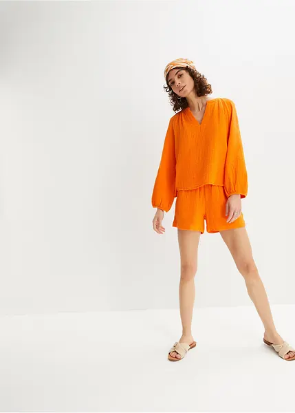 Blouse De Plage Orange Balsamik – Taille 42 – Femme – NEUVE Sans étiquettes
