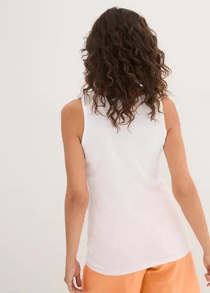 Débardeur Blanc Avec Motifs Papillons Strass Noir Et Argent - Taille 38 - Occasion Parfait état