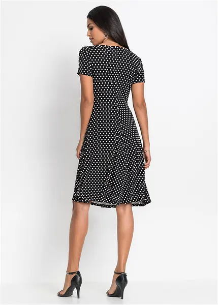 Robe Noire à Pois Robbie Bee Taille 20W - Neuve Avec étiquettes - Style Shift