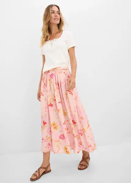 Jupe Lady Hagen doublée sensibilisation au cancer du sein taille 2 rose
