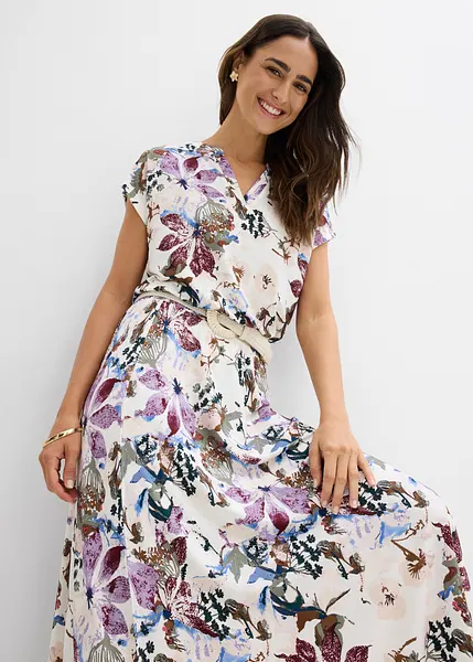 Jupe Longue Femme FatFace Taille 8 - Bordeaux Imprimé Floral - Viscose été