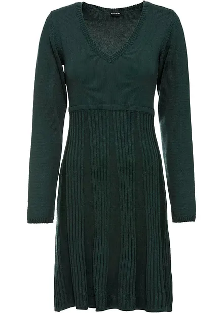 Robe en maille, taille courte