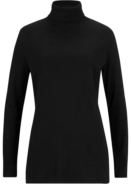 T-shirt col roulé 100% coton