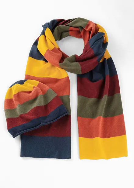 Bonnet et écharpe (ens. 2 pces.)