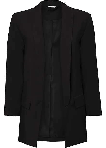 Blazer long en viscose majoritaire