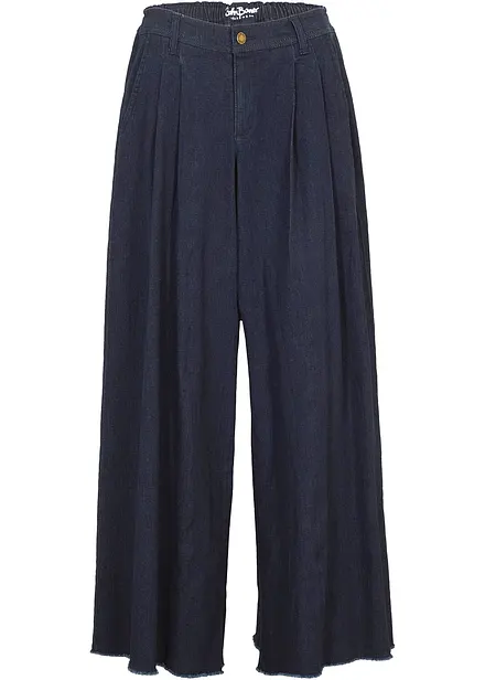 Jupe-culotte ample en jean