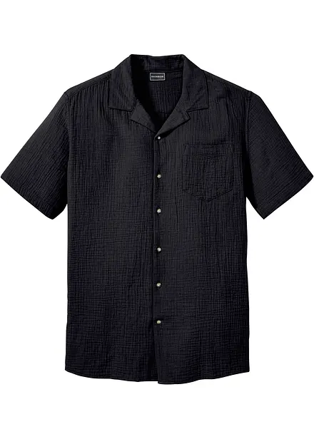 Chemise manches courtes en gaze 100% coton