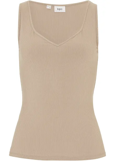 Top à encolure cœur