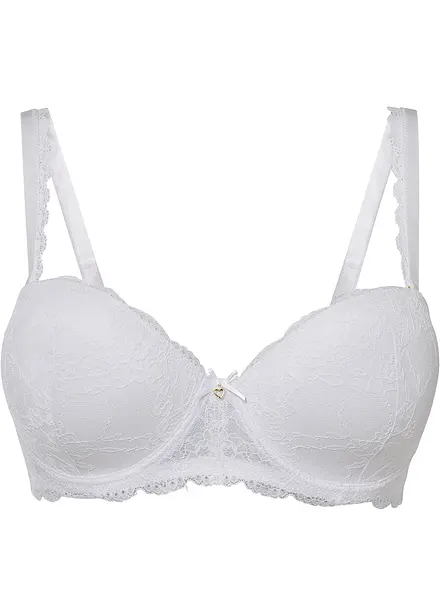 Soutien-gorge balconnet multipositions à armatures avec polyamide recyclé