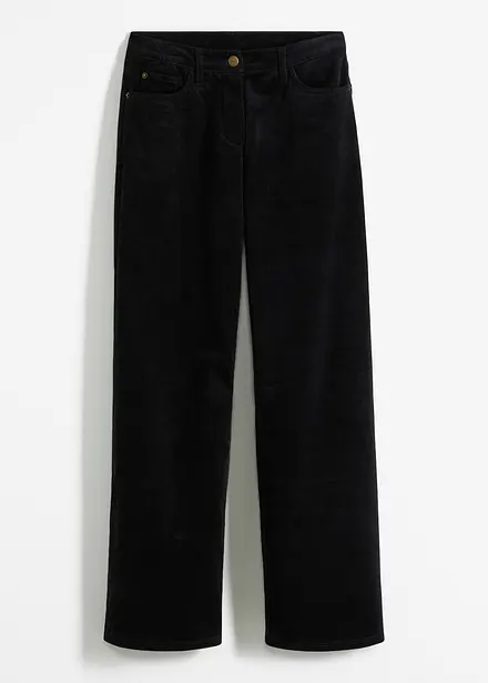 Pantalon large en velours côtelé