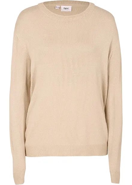 Pull col rond en maille