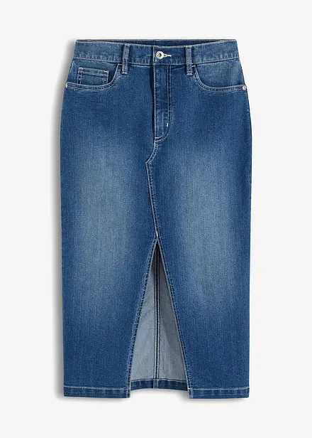 Jupe en jean taille mi-haute