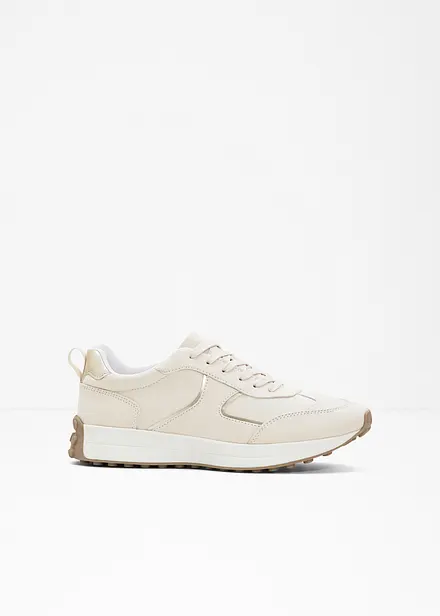 Sneakers à détails métallisés