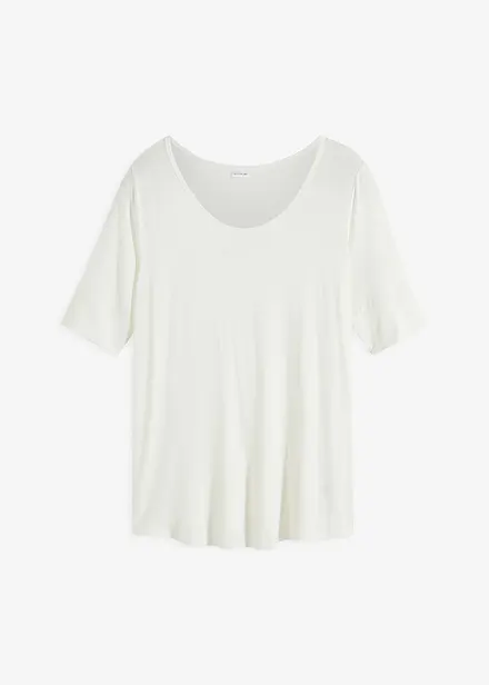 T-shirt doux en viscose extensible