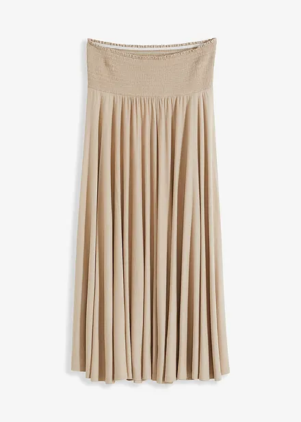 Jupe fluide en jersey viscose