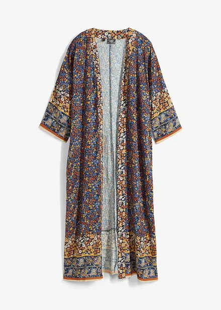 Long gilet estival en viscose