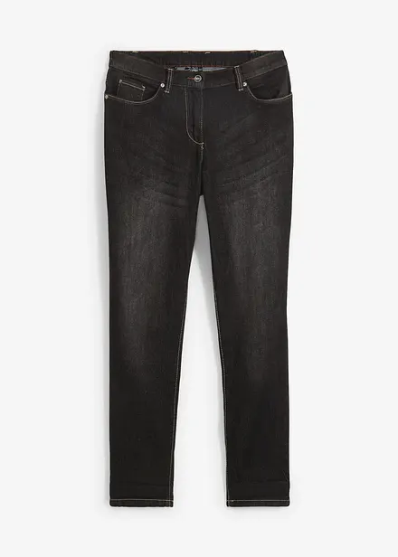 Jean boyfriend taille mi-haute, extensible