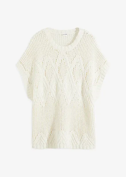 Top en maille ajourée