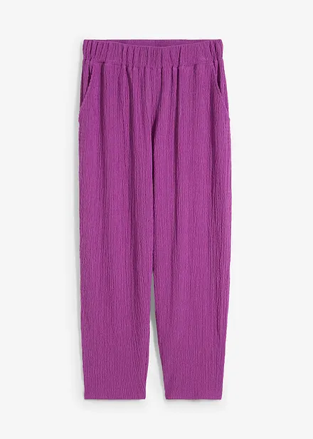 Pantalon en jersey texturé