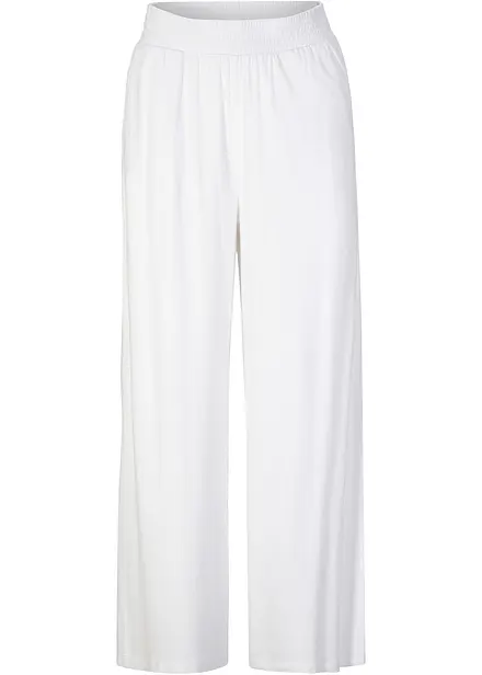 Pantalon 7/8 fluide en jersey viscose